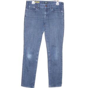 J.CREW Factory Toothpick Jeans, 29, Slender leg, Zipper fly, Indigo Blue
